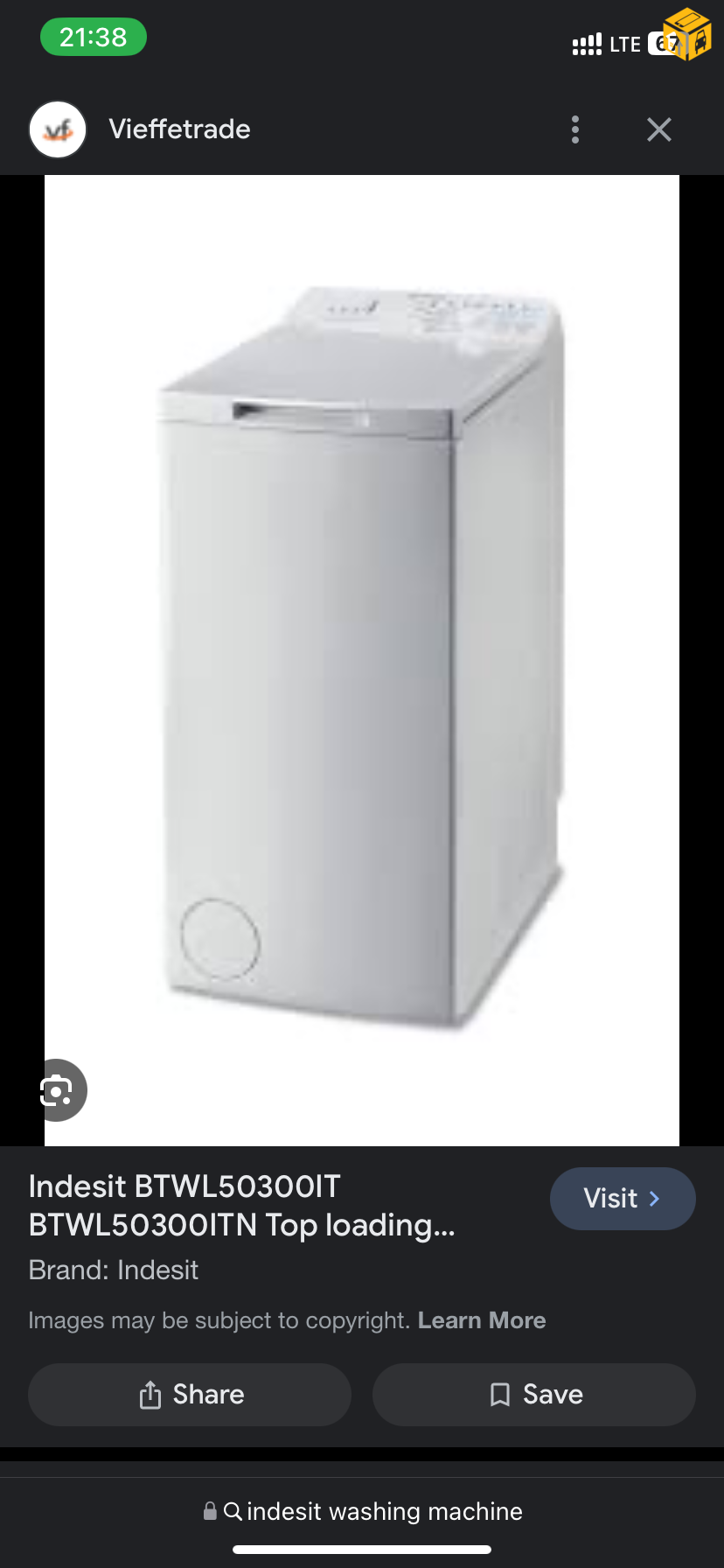 Indesit ugaalga mashin