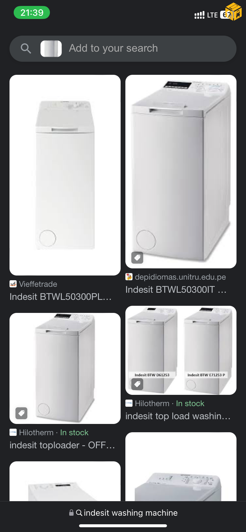Indesit ugaalga mashin