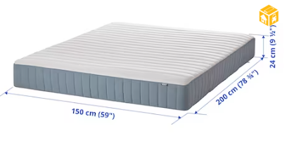 Ikea mattress, гудас, матрас