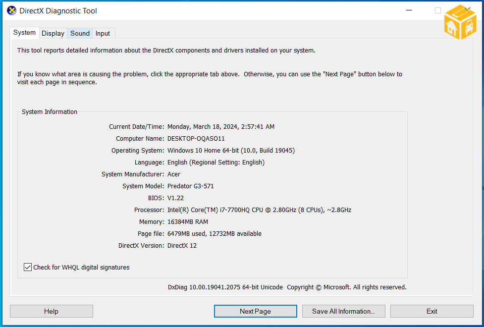 Acer predator gaming notebook zarna.