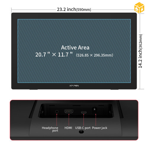 Xp-pen artist24’ pen tablet zarna