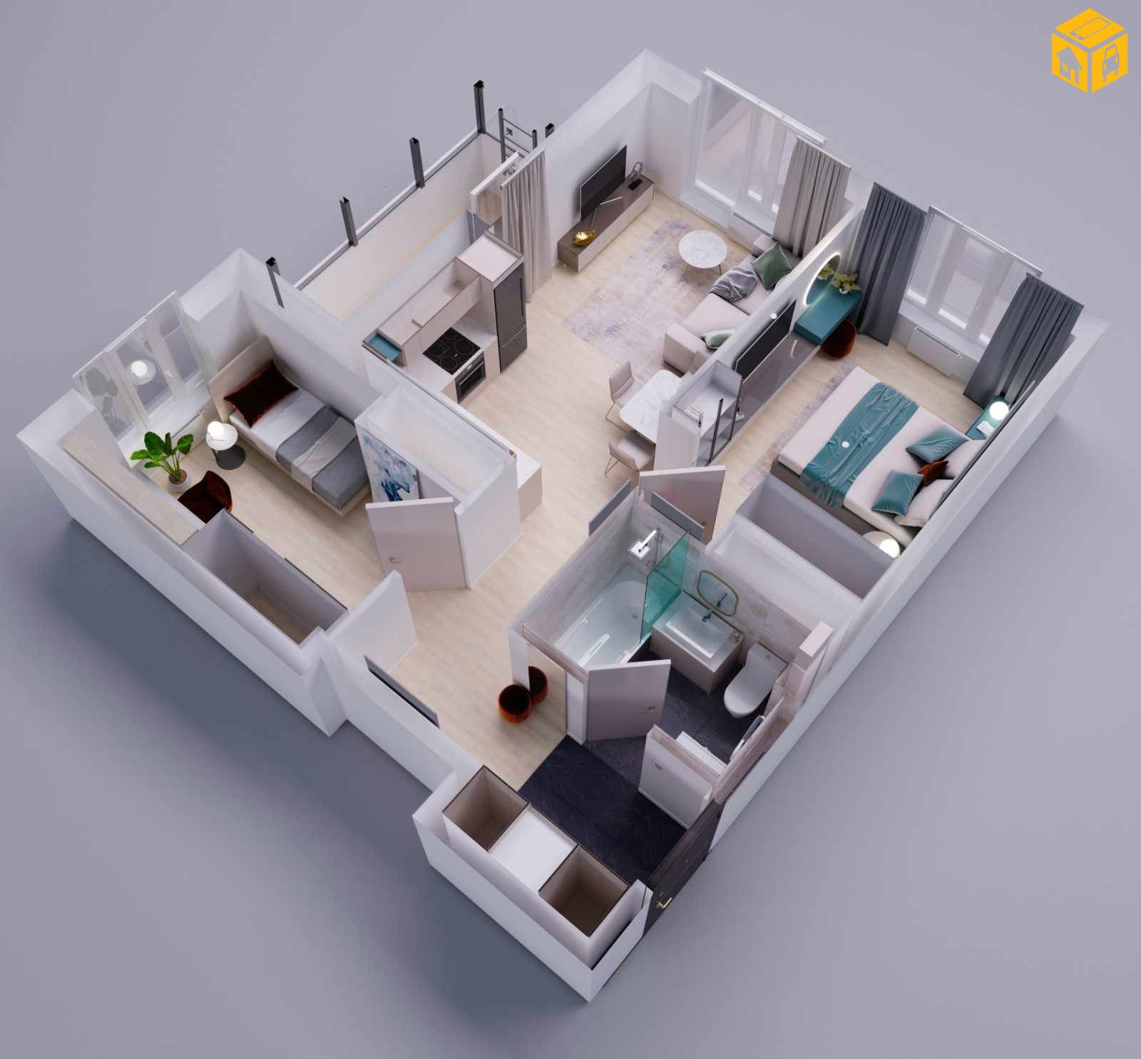 Орон сууц 3 өрөө