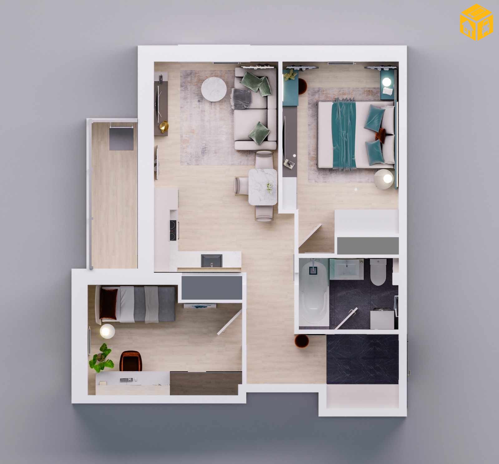 Орон сууц 3 өрөө